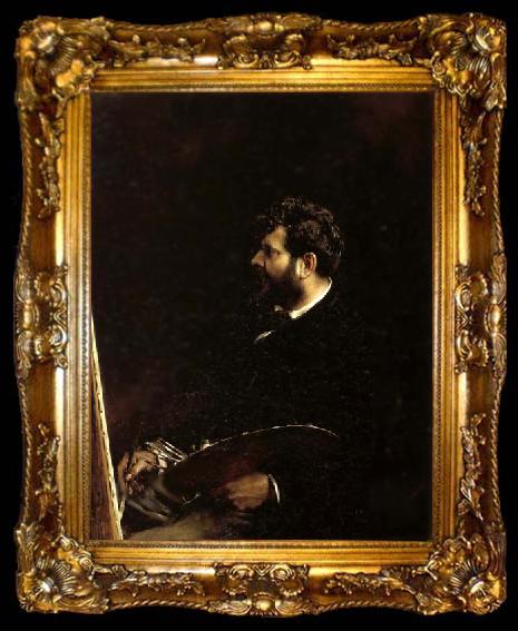 framed  Marques, Francisco Domingo Self-Portrait, ta009-2